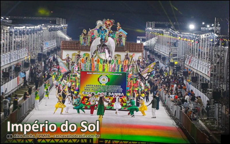 Carnaval 2026 de Porto Alegre : desfile Império do Sol - carnavalnobrasil.com.br