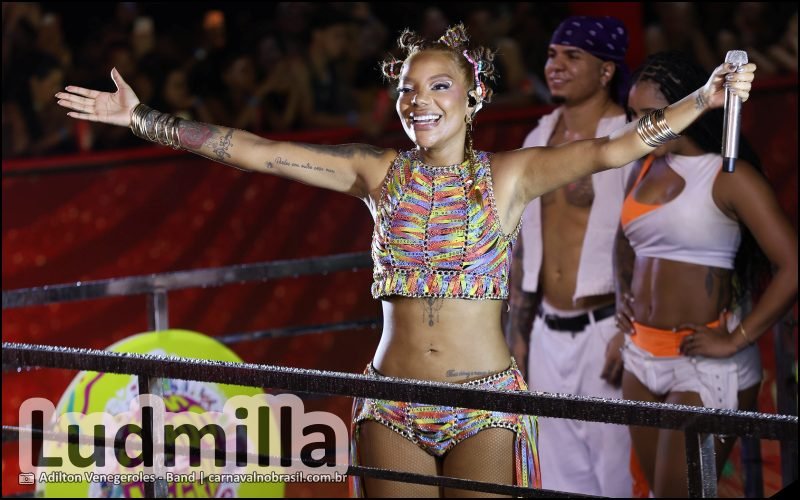 Ludmilla no Carnaval 2026 de Salvador na Bahia