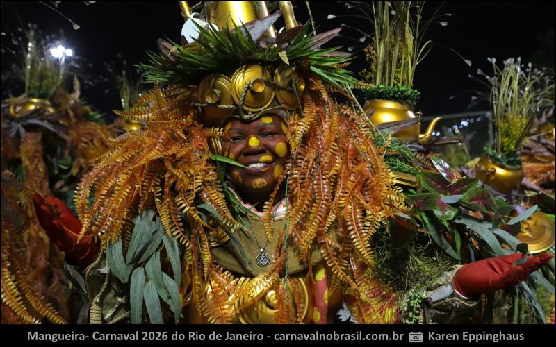 Desfile Mangueira no Carnaval 2026 do Rio de Janeiro - carnavalnobrasil.com.br