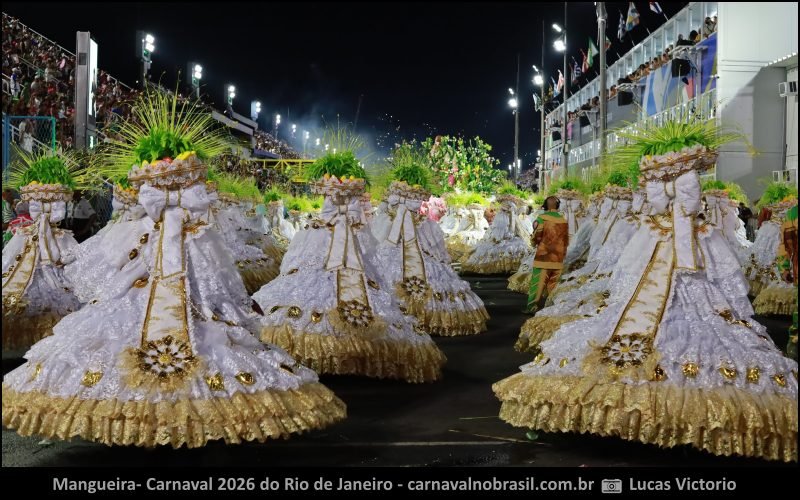 Desfile Mangueira no Carnaval 2026 do Rio de Janeiro - carnavalnobrasil.com.br