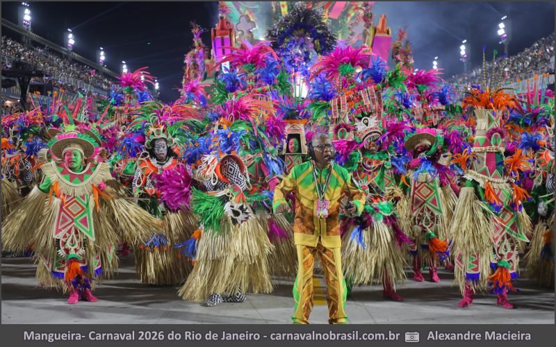Desfile Mangueira no Carnaval 2026 do Rio de Janeiro - carnavalnobrasil.com.br