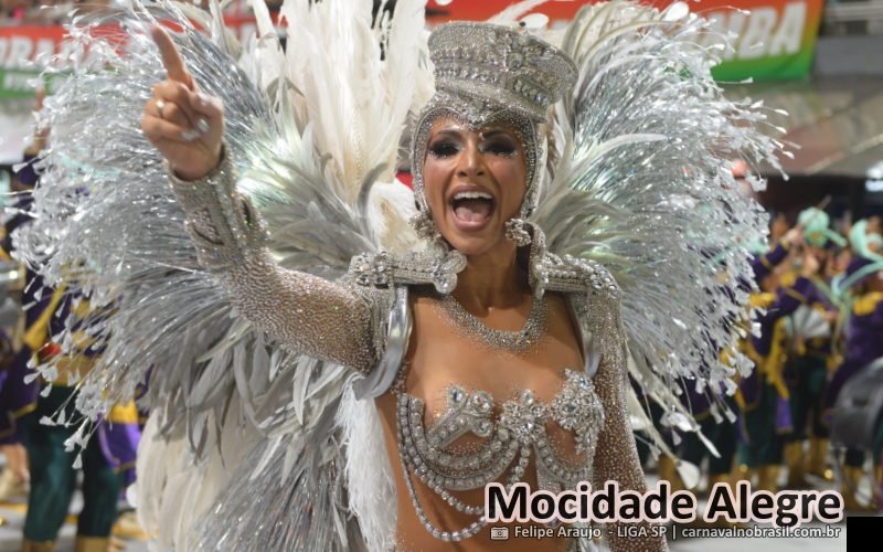 Desfile Mocidade Alegre no Carnaval 2026 de São Paulo - carnavalnobrasil.com.br