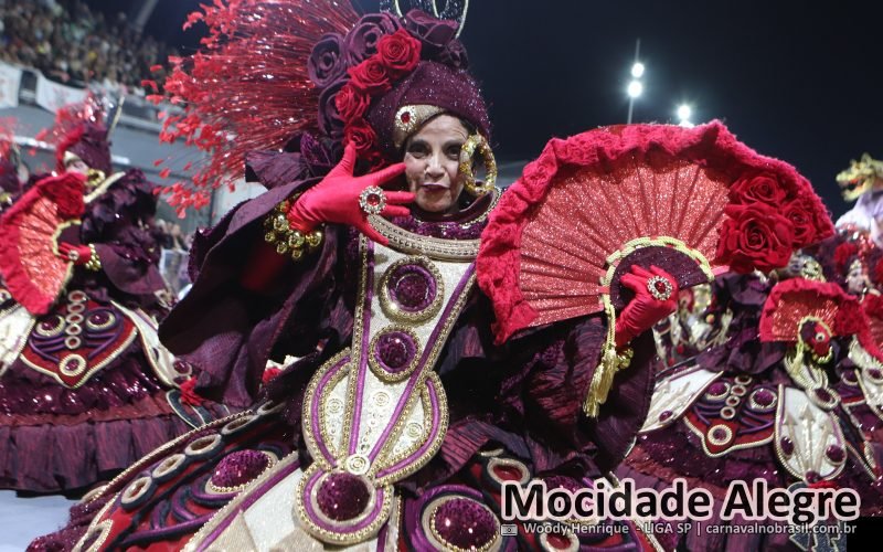 Desfile Mocidade Alegre no Carnaval 2026 de São Paulo - carnavalnobrasil.com.br