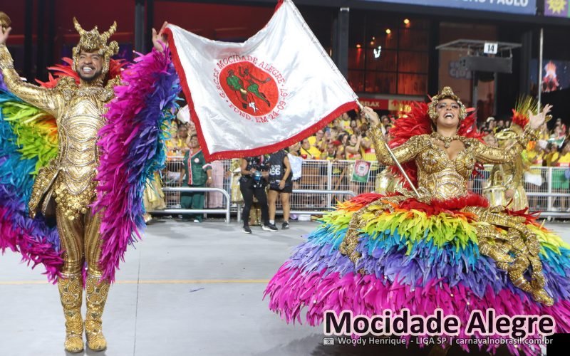Desfile Mocidade Alegre no Carnaval 2026 de São Paulo - carnavalnobrasil.com.br