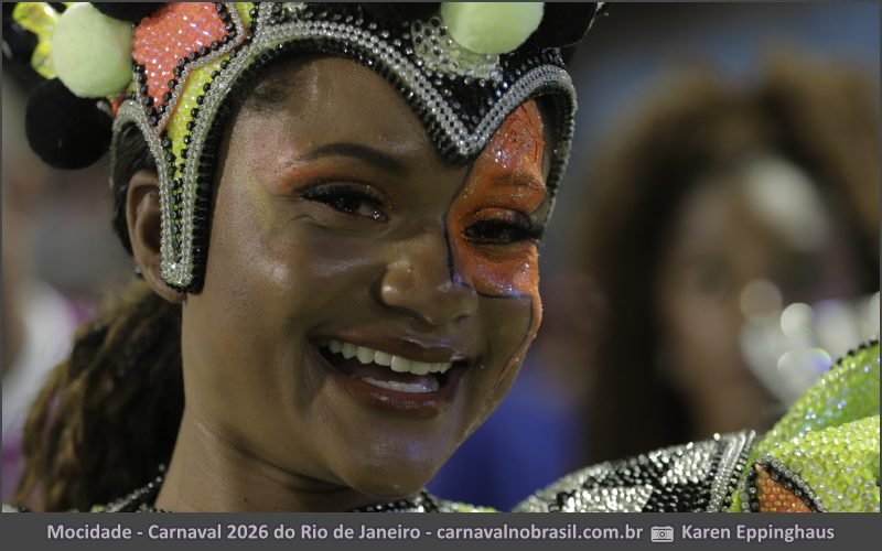 Desfile Mocidade Independente de Padre Miguel no Carnaval 2026 do Rio de Janeiro