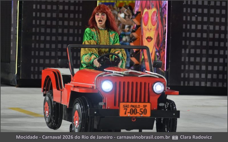 Desfile Mocidade Independente de Padre Miguel no Carnaval 2026 do Rio de Janeiro