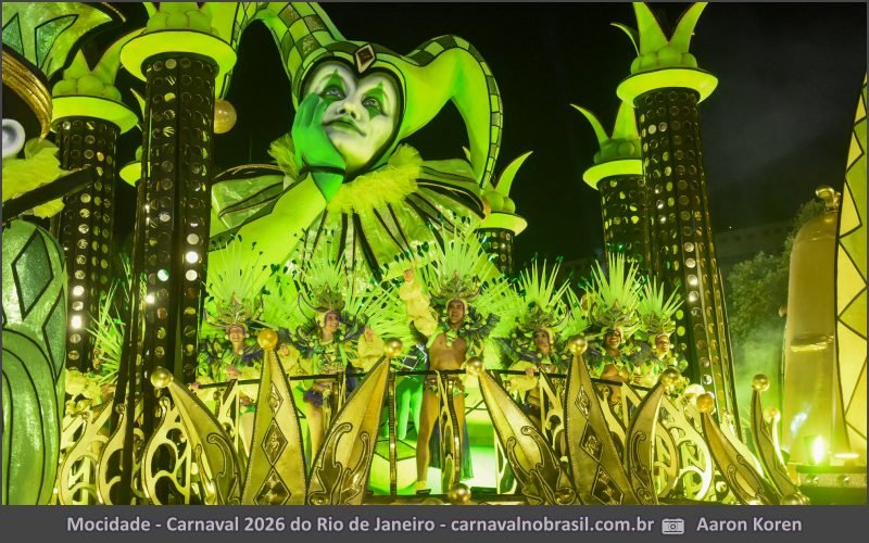 Desfile Mocidade Independente de Padre Miguel no Carnaval 2026 do Rio de Janeiro