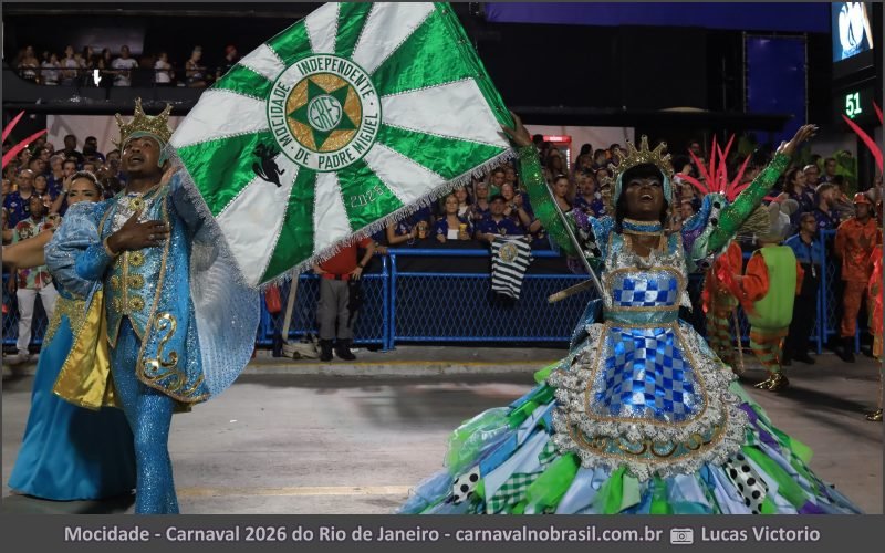 Desfile Mocidade Independente de Padre Miguel no Carnaval 2026 do Rio de Janeiro