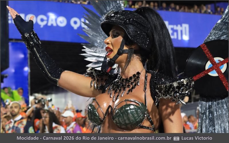 Desfile Mocidade Independente de Padre Miguel no Carnaval 2026 do Rio de Janeiro