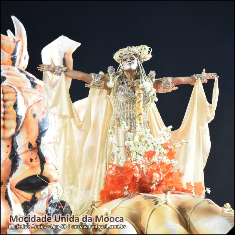Desfile da Mocidade Unida da Mooca no Carnaval 2026 de São Paulo - carnavalnobrasil.com.br