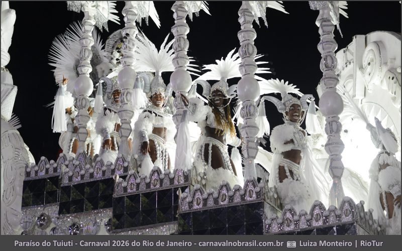 Desfile Paraíso do Tuiuti no Carnaval 2026 do Rio de Janeiro - carnavalnobrasil.com.br