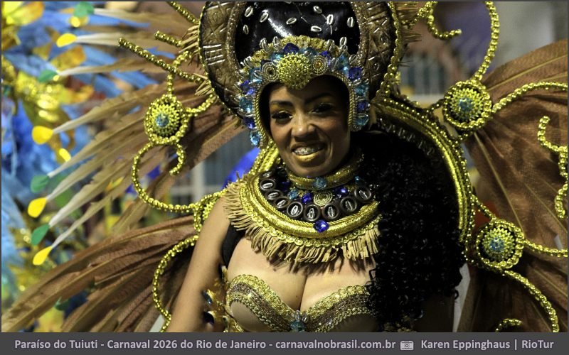 Desfile Paraíso do Tuiuti no Carnaval 2026 do Rio de Janeiro - carnavalnobrasil.com.br