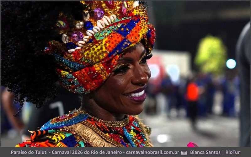 Desfile Paraíso do Tuiuti no Carnaval 2026 do Rio de Janeiro - carnavalnobrasil.com.br