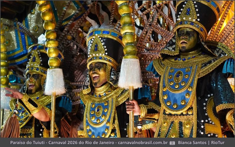 Desfile Paraíso do Tuiuti no Carnaval 2026 do Rio de Janeiro - carnavalnobrasil.com.br