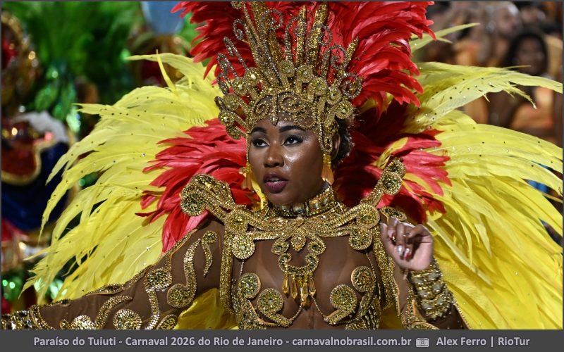 Desfile Paraíso do Tuiuti no Carnaval 2026 do Rio de Janeiro - carnavalnobrasil.com.br