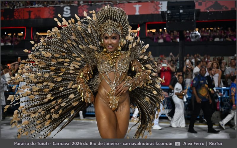 Fotos Mayara Lima : Rainha de Bateria da Paraíso do Tuiuti no Carnaval 2026 do Rio de Janeiro