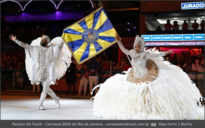 Desfile Paraíso do Tuiuti no Carnaval 2026 do Rio de Janeiro - carnavalnobrasil.com.br
