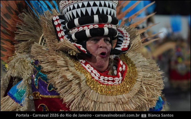 Desfile Portela no Carnaval 2026 do Rio de Janeiro