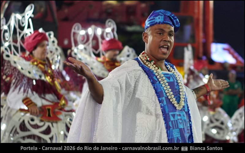 Desfile Portela no Carnaval 2026 do Rio de Janeiro