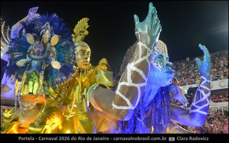 Desfile Portela no Carnaval 2026 do Rio de Janeiro