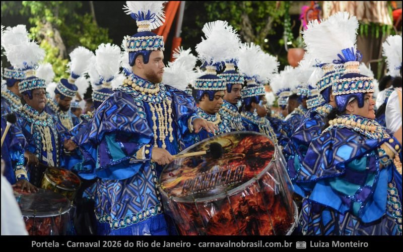 Desfile Portela no Carnaval 2026 do Rio de Janeiro