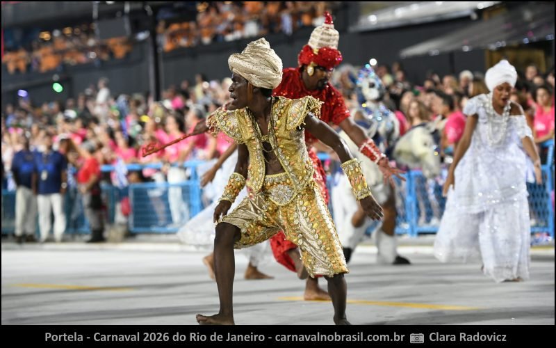 Desfile Portela no Carnaval 2026 do Rio de Janeiro
