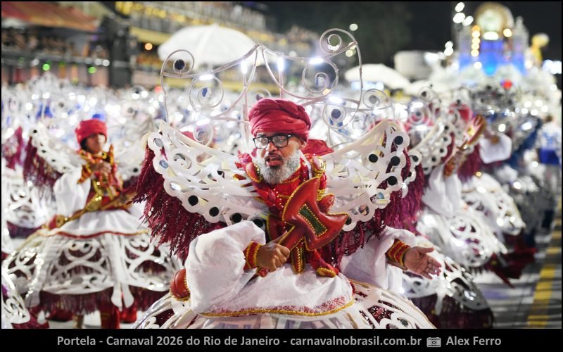 Desfile Portela no Carnaval 2026 do Rio de Janeiro
