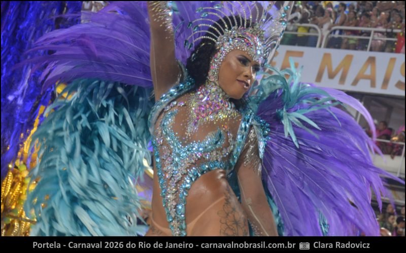 Desfile Portela no Carnaval 2026 do Rio de Janeiro
