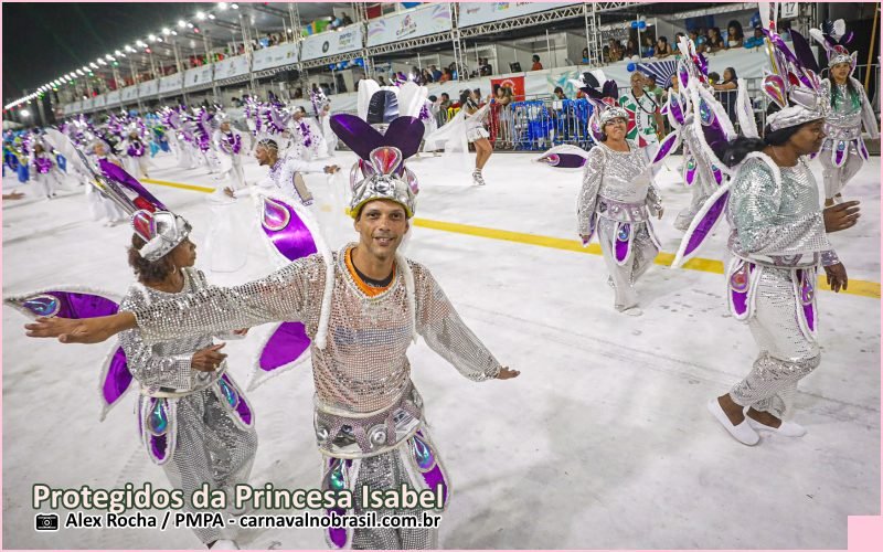 Carnaval 2026 de Porto Alegre : desfile Protegidos da Princesa Isabel - carnavalnobrasil.com.br