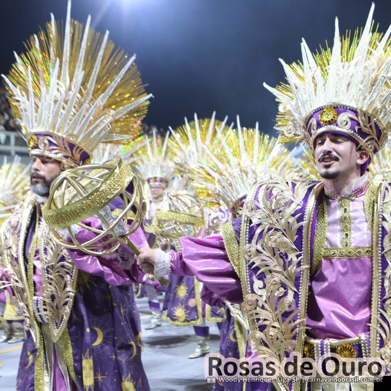 Desfile da Rosas de Ouro no Carnaval 2026 de São Paulo - carnavalnobrasil.com.br