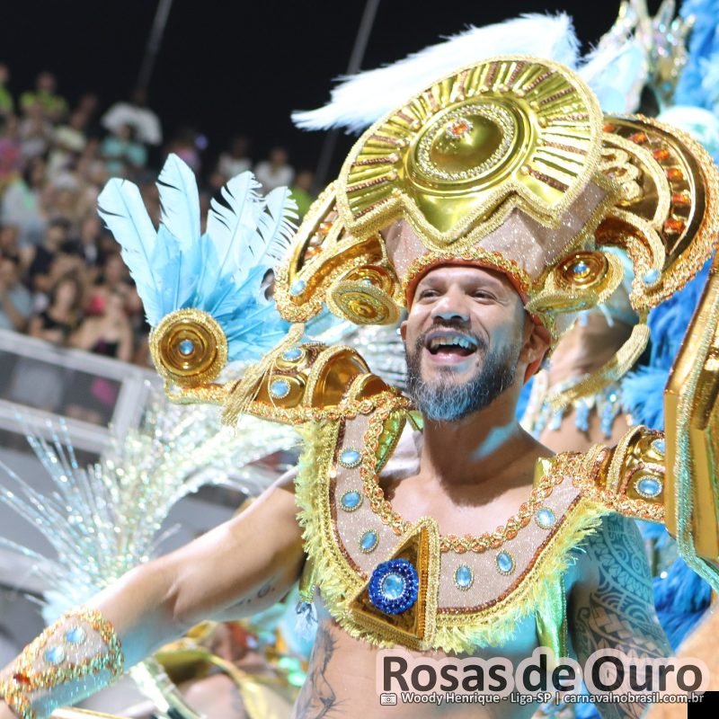 Desfile da Rosas de Ouro no Carnaval 2026 de São Paulo - carnavalnobrasil.com.br