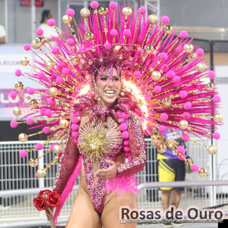 Desfile da Rosas de Ouro no Carnaval 2026 de São Paulo - carnavalnobrasil.com.br