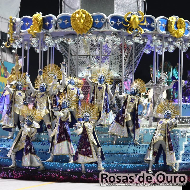 Desfile da Rosas de Ouro no Carnaval 2026 de São Paulo - carnavalnobrasil.com.br