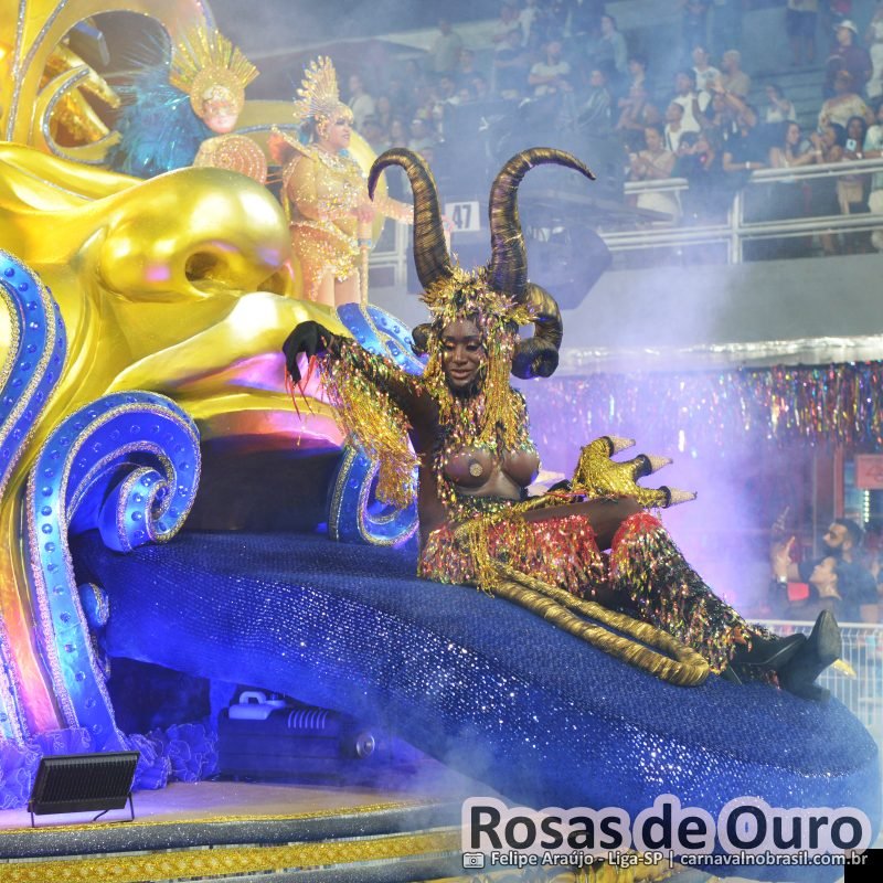 Desfile da Rosas de Ouro no Carnaval 2026 de São Paulo - carnavalnobrasil.com.br
