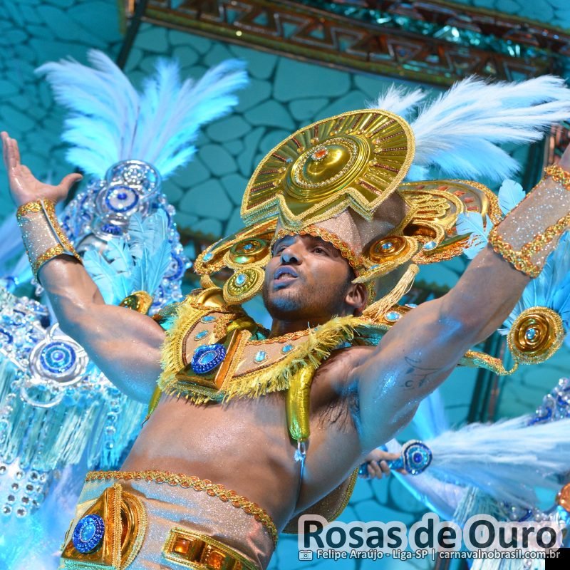 Desfile da Rosas de Ouro no Carnaval 2026 de São Paulo - carnavalnobrasil.com.br