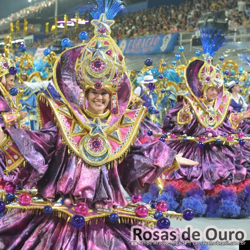 Desfile da Rosas de Ouro no Carnaval 2026 de São Paulo - carnavalnobrasil.com.br