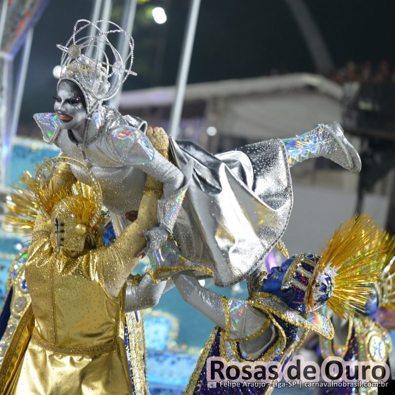 Desfile da Rosas de Ouro no Carnaval 2026 de São Paulo - carnavalnobrasil.com.br