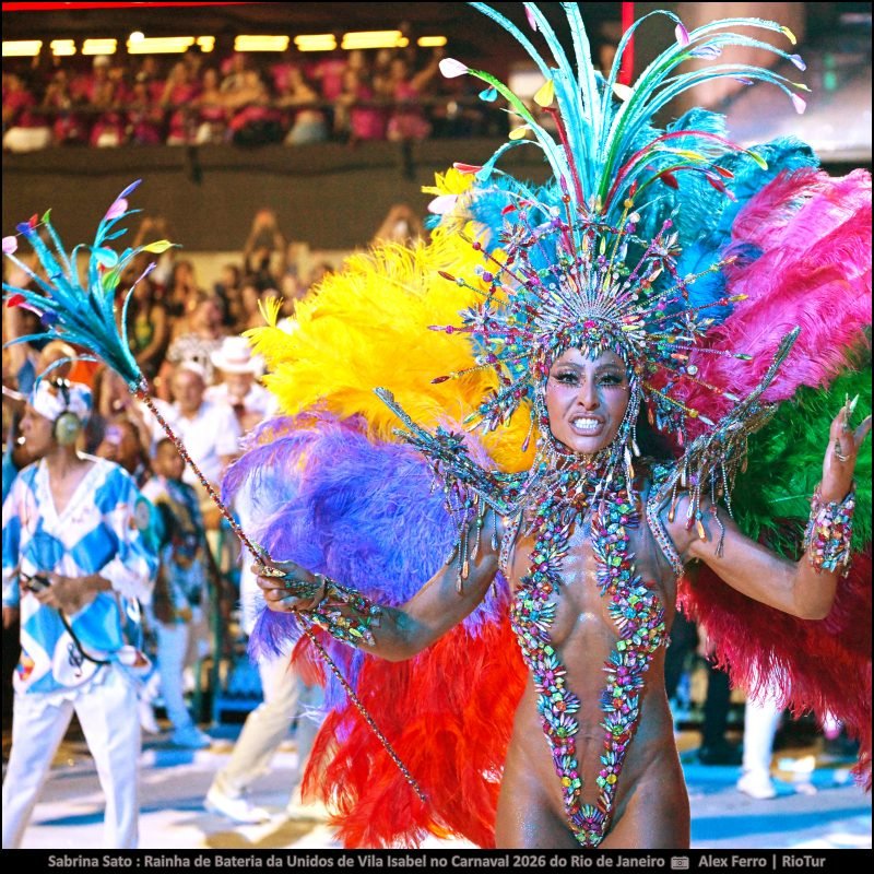 Fotos Sabrina Sato : Rainha de Bateria da Unidos de Vila Isabel no Carnaval 2026 do Rio de Janeiro - carnavalnobrasil.com.br