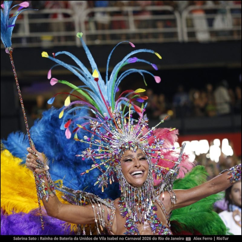 Fotos Sabrina Sato : Rainha de Bateria da Unidos de Vila Isabel no Carnaval 2026 do Rio de Janeiro - carnavalnobrasil.com.br