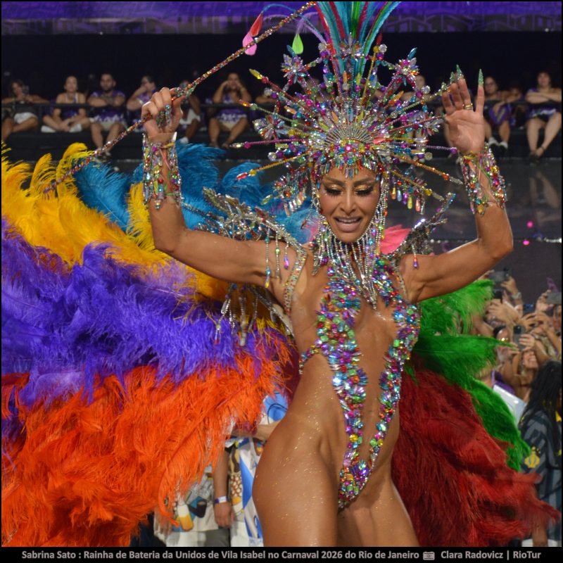 Fotos Sabrina Sato : Rainha de Bateria da Unidos de Vila Isabel no Carnaval 2026 do Rio de Janeiro - carnavalnobrasil.com.br