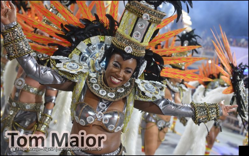 Desfile Tom Maior no Carnaval 2026 de São Paulo - carnavalnobrasil.com.br