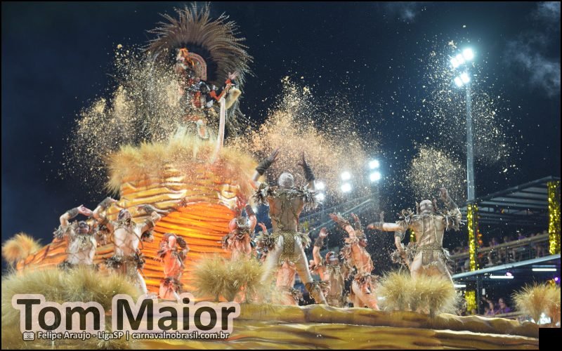 Desfile Tom Maior no Carnaval 2026 de São Paulo - carnavalnobrasil.com.br