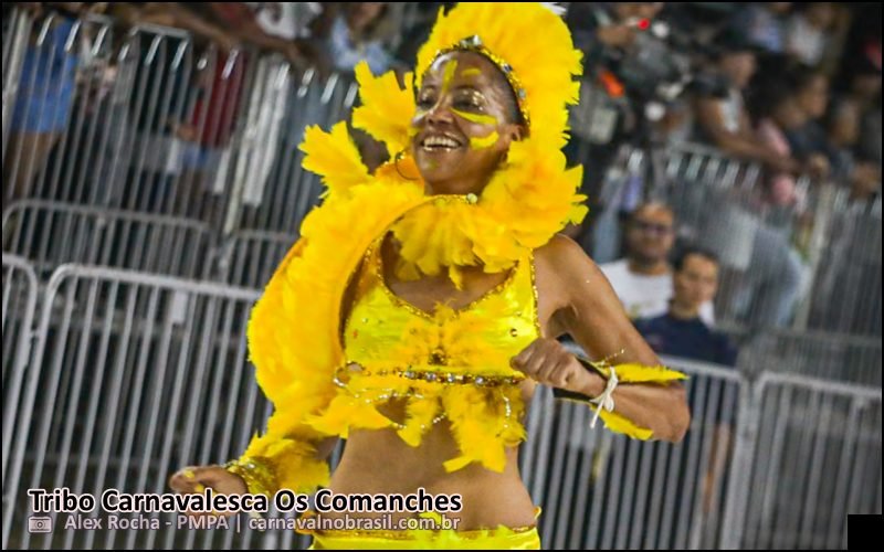 Carnaval 2026 de Porto Alegre : desfile Tribo Carnavalesca Os Comanches - carnavalnobrasil.com.br