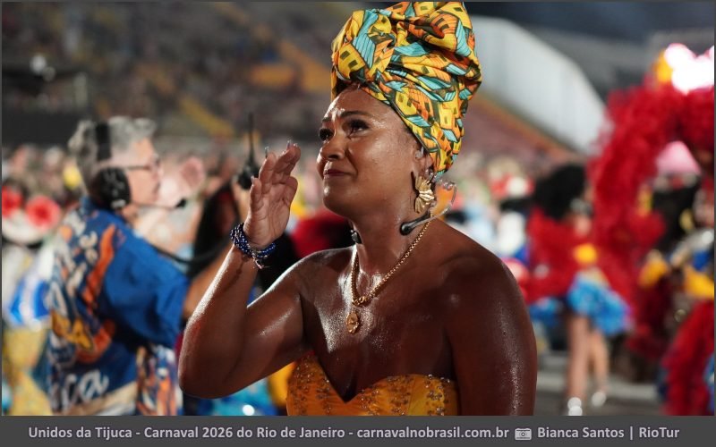Foto desfile Unidos da Tijuca no Carnaval 2026 do Rio de Janeiro - carnavalnobrasil.com.br