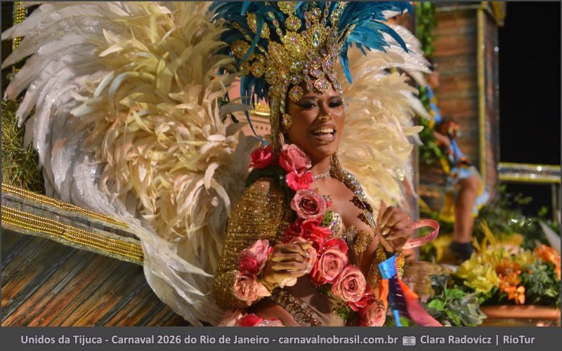 Foto desfile Unidos da Tijuca no Carnaval 2026 do Rio de Janeiro - carnavalnobrasil.com.br