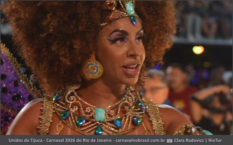 Foto desfile Unidos da Tijuca no Carnaval 2026 do Rio de Janeiro - carnavalnobrasil.com.br