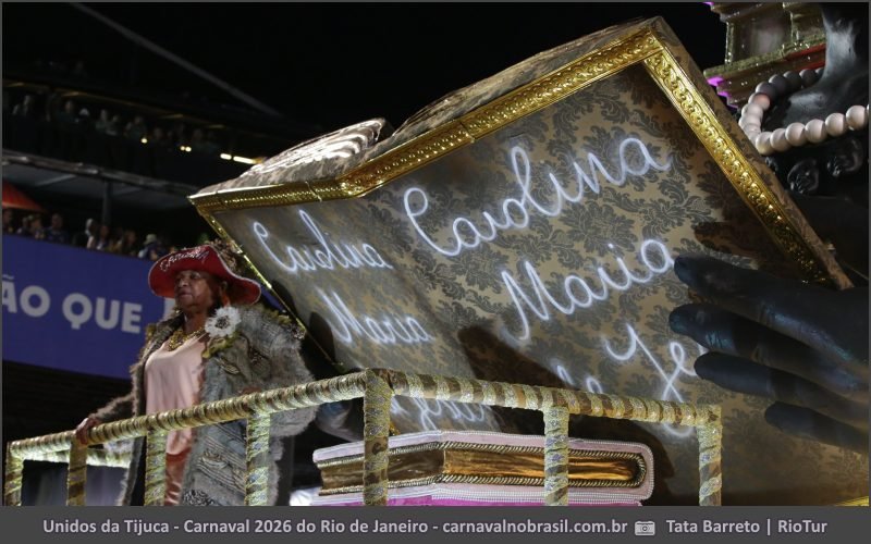 Foto desfile Unidos da Tijuca no Carnaval 2026 do Rio de Janeiro - carnavalnobrasil.com.br