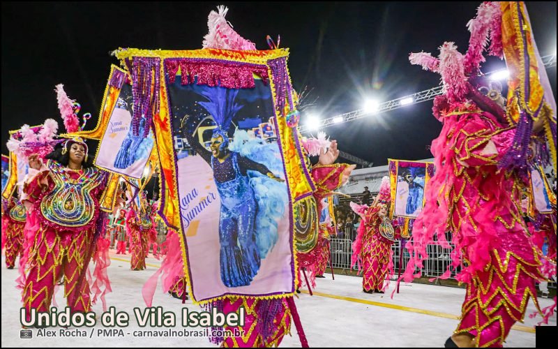 Carnaval 2026 de Porto Alegre : desfile Unidos de Vila Isabel - carnavalnobrasil.com.br