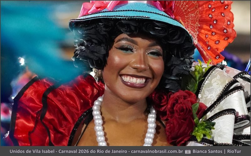 Desfile Unidos de Vila Isabel no Carnaval 2026 do Rio de Janeiro - carnavalnobrasil.com.br
