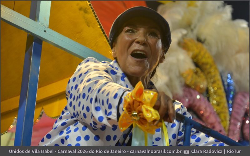 Desfile Unidos de Vila Isabel no Carnaval 2026 do Rio de Janeiro - carnavalnobrasil.com.br